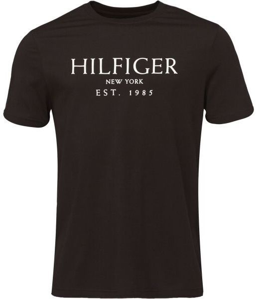 Tommy Hilfiger BIG HILFIGER TEE Pánske tričko, čierna, veľkosť