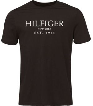 Tommy Hilfiger BIG HILFIGER TEE Pánske tričko, čierna, veľkosť