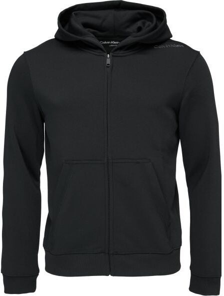Calvin Klein PW - FULL ZIP HOODIE Pánska mikina, čierna, veľkosť