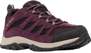 Columbia CRESTWOOD LOW W Dámska outdoorová obuv, vínová, veľkosť 37.5