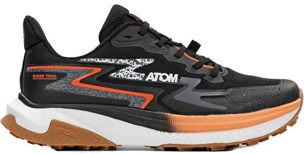 ATOM SHARK TRAIL Pánske bežecké topánky, čierna, veľkosť