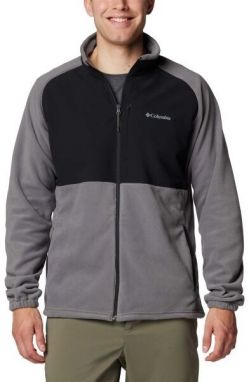 Columbia SAGE PEAK FULL ZIP FLEECE Pánska bunda, sivá, veľkosť