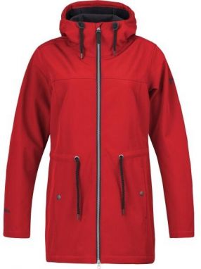 Hannah CORNEY Dámsky membránový softshellový kabát, červená, veľkosť