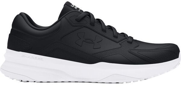 Under Armour EDGE LEATHER Pánska voľnočasová obuv, čierna, veľkosť 44