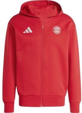 adidas FC BAYERN ANTHEM Pánska mikina, červená, veľkosť