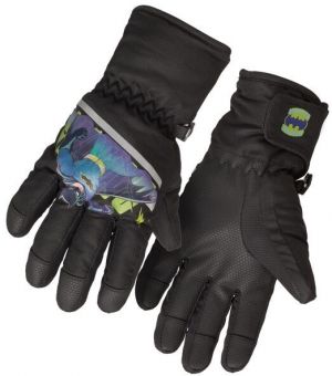 Warner Bros BATMAN ACTION Detské prstové rukavice, čierna, veľkosť 8-10Y