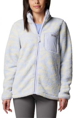 Columbia WEST BEND PRINT FULL ZIP II Dámska mikina, svetlomodrá, veľkosť