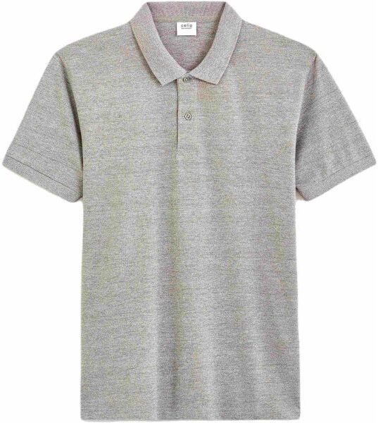 CELIO TEONE Pánske tričko polo, sivá, veľkosť