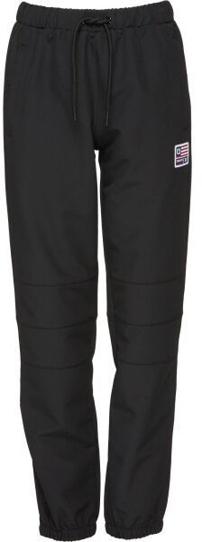 Lewro COLSON Chlapčenské softshellové nohavice, čierna, veľkosť 128-134
