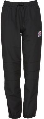 Lewro COLSON Chlapčenské softshellové nohavice, čierna, veľkosť 128-134
