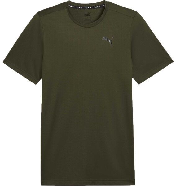 Puma TRAIN FAV BLASTER Pánske tričko, khaki, veľkosť