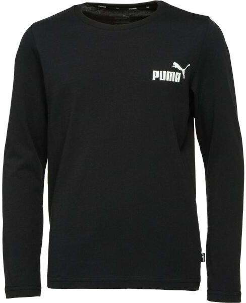 Puma ESS NO.1 LOGO LS TEE B Detské  športové tričko, čierna, veľkosť