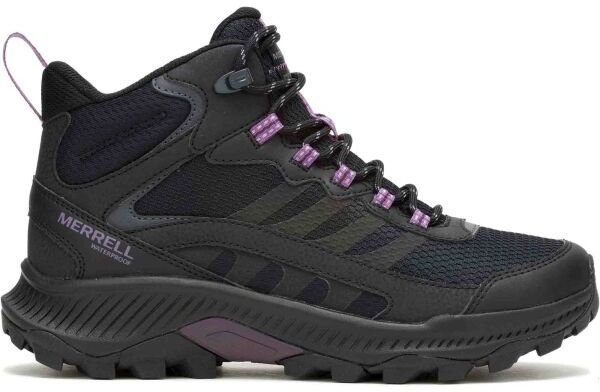 Merrell SPEED STRIKE 2 MID WP Dámska outdoorová obuv, čierna, veľkosť 38