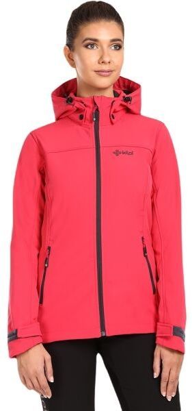 KILPI RAVIA Dámska softshellová bunda, ružová, veľkosť