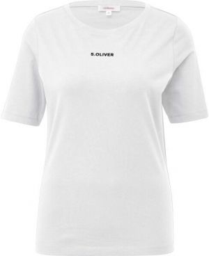 s.Oliver RL T-SHIRT NOOS Dámske tričko, biela, veľkosť