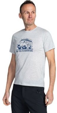 KILPI GAROVE Pánske outdoorové tričko, sivá, veľkosť