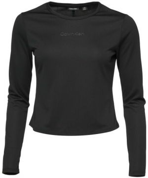 Calvin Klein WO - L/S T-SHIRT Dámske tričko, čierna, veľkosť