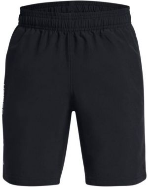 Under Armour WOVEN WORDMARK Chlapčenské krátke nohavice, čierna, veľkosť