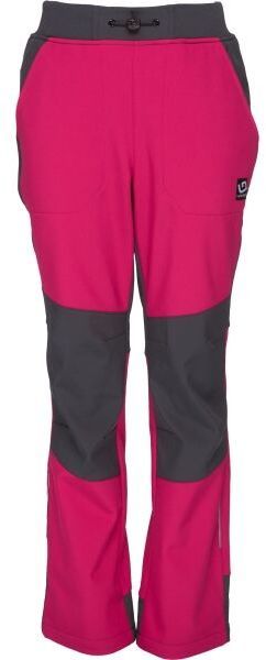 Lewro DORAY Dievčenské softshellové nohavice, ružová, veľkosť 128-134