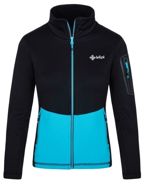 KILPI TEAM FLEECE-W Dámska mikina, čierna, veľkosť