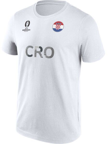 FANATICS UEFA EURO 2024 CROATIA NATION FLAG Pánske tričko, biela, veľkosť XXL