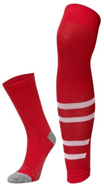 Puma TEAM SKS GRAPHIC SOCKS PROMO Futbalové štulpne, červená, veľkosť 43-46