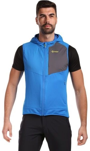 KILPI LENIA Pánska softshellová vesta, modrá, veľkosť