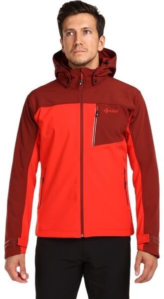 KILPI RAVIO Pánska softshellová bunda, červená, veľkosť