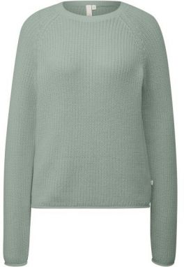 s.Oliver QS KNITTED PULLOVER NOOS Dámsky sveter, svetlo zelená, veľkosť