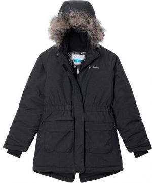 Columbia NORDIC STRIDER JACKET Detská zimná bunda, čierna, veľkosť
