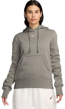 Nike SPORTSWEAR PHOENIX FLEECE Dámska mikina, svetlo zelená, veľkosť