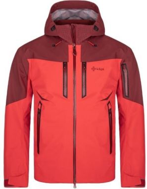 KILPI HASTAR Pánska outdoorová nepremokavá bunda, červená, veľkosť
