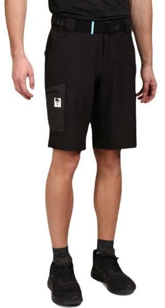 KILPI NAVIA Pánské outdoorové kraťasy, čierna, veľkosť