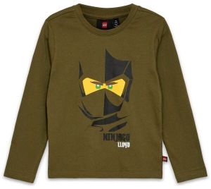 LEGO® kidswear LWTANO 603 Chlapčenské  tričko s dlhým rukávom, khaki, veľkosť