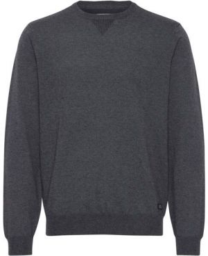 BLEND BHBRUTON Pánsky sveter, tmavo sivá, veľkosť XXXL