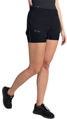 KILPI BERGEN Dámske bežecké šortky, čierna, veľkosť