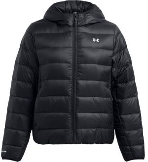 Under Armour LEGEND DOWN HOODED Dámska bunda, čierna, veľkosť