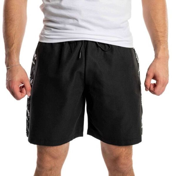 Kappa LOGO FAQUIL Pánske šortky, čierna, veľkosť XXL