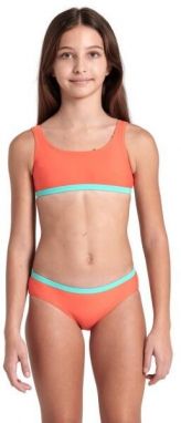 Arena ESSENTIAL Dievčenské bikiny, lososová, veľkosť 6-7Y
