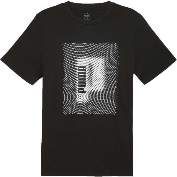 Puma GRAPHICS PHOTOPRINT TEE Pánske tričko, čierna, veľkosť