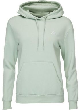 adidas PERFOMANCE FLEECE HOODIE Dámska mikina, svetlo zelená, veľkosť