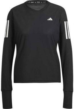 adidas OWN THE RUN LONG SLEEVE Dámske bežecké tričko, čierna, veľkosť
