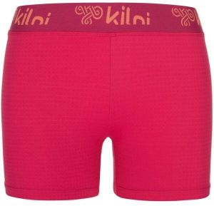 KILPI DOMINO Dámske krátke funkčné legíny, ružová, veľkosť
