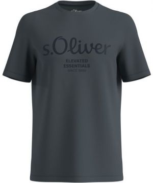 s.Oliver RLBS T-SHIRT SS NOOS Pánske tričko, tmavě šedá, veľkosť XXXL