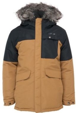 Columbia NORDIC STRIDER JACKET Detská zimná bunda, hnedá, veľkosť