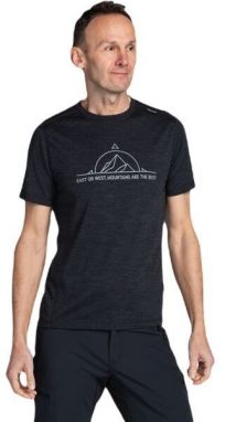 KILPI MERIN Pánske merino tričko, tmavo sivá, veľkosť