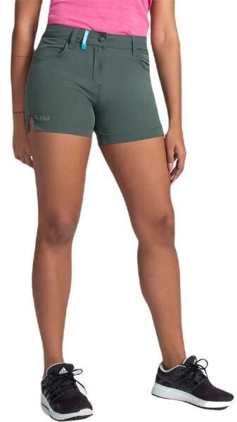 KILPI BREE Dámske outdoorové kraťasy, tmavo zelená, veľkosť