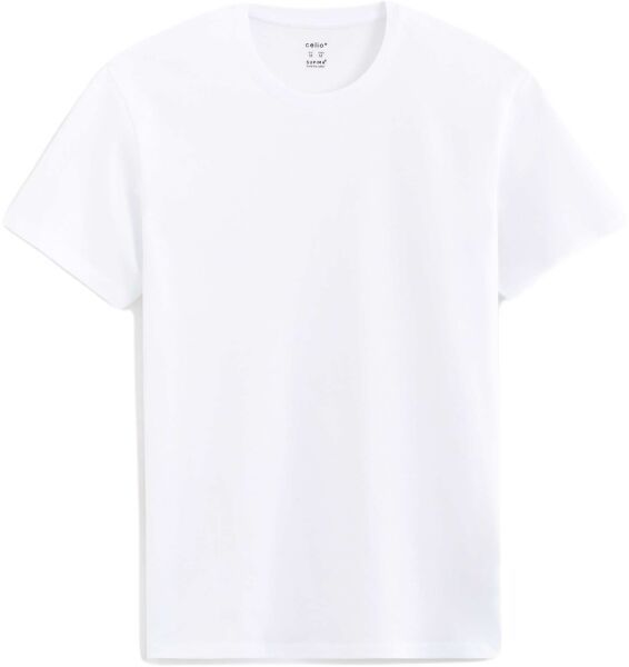 CELIO TEBASE Pánske tričko, biela, veľkosť