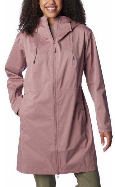 Columbia WEEKEND ADVENTURE LONG SHELL Dámska nepremokavá bunda, fialová, veľkosť