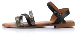 ALPINE PRO NICOLETA Dámske sandále, čierna, veľkosť